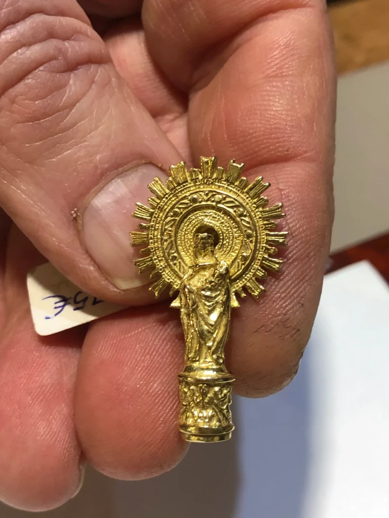 joyería vicente virgen del pilar sin manto